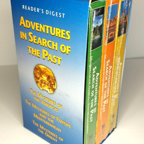 Reader's Digest History ADVENTURES IN SEARCH OF THE PAST Box Set VHS Lot 3 New - Picture 1 of 3